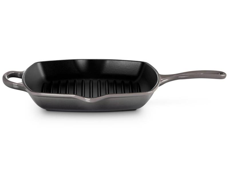 LE CREUSET Grillpfanne Grillpfanne Signature quadratisch flint 26cm von LE CREUSET