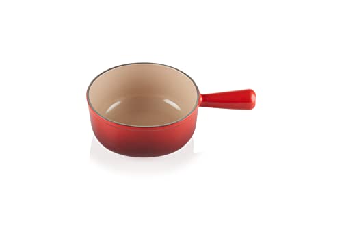 Le Creuset Caquelon aus Gusseisen, 22 cm, 2,6 Liter, Kirschrot, 20007220602460 von LE CREUSET