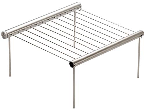 Le Creuset Grilliput Portable Grill Feste Klinge, Jagdmesser, Outdoor, Camping, Küche, Edelstahl, Silber, Einheitsgröße von UCO