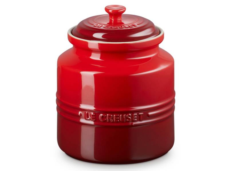 LE CREUSET Keksdose Keksdose mit Deckel kirschrot 2,4l, Steinzeug LE CREUSET Keksdose Keksdose mit Deckel kirschrot 2,4l, Steinzeug von LE CREUSET