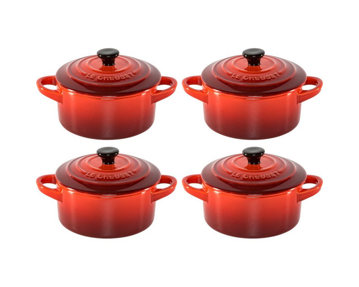 LE CREUSET Kochtopf 4x1 Mini Braeterset m.Deckel 10x5cm LE CREUSET Kochtopf 4x1 Mini Braeterset m.Deckel 10x5cm von LE CREUSET
