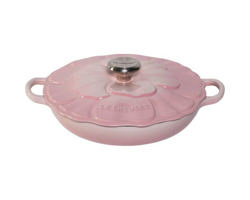 LE CREUSET Kochtopf Gourmet-Profitopf Blume 26 cm shell von LE CREUSET