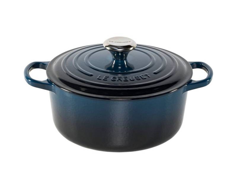 LE CREUSET Kochtopf Signature Bräter rund 24 cm nuit von LE CREUSET