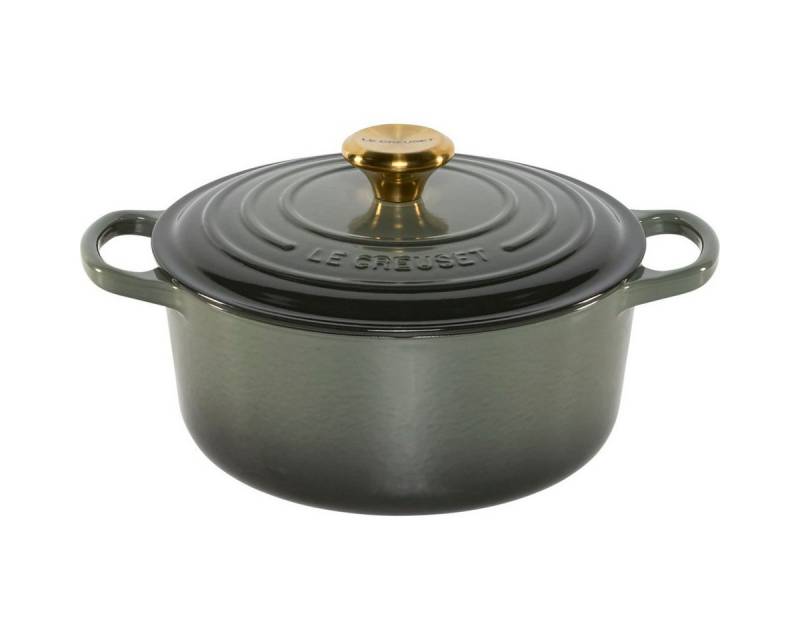 LE CREUSET Kochtopf Signature Bräter rund 24 cm thyme von LE CREUSET