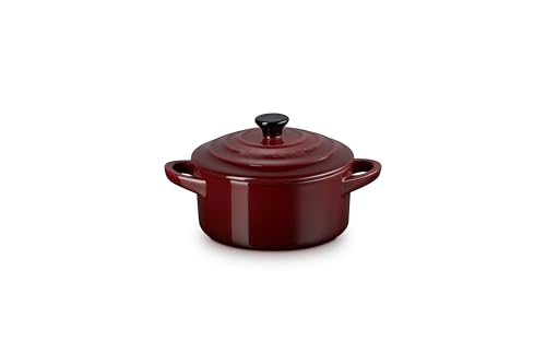 LE CREUSET Mini-Cocotte aus Steinzeug, 200 ml, 10 x 5 cm, Garnet, 71901109490100 LE CREUSET Mini-Cocotte aus Steinzeug, 200 ml, 10 x 5 cm, Garnet, 71901109490100 von LE CREUSET