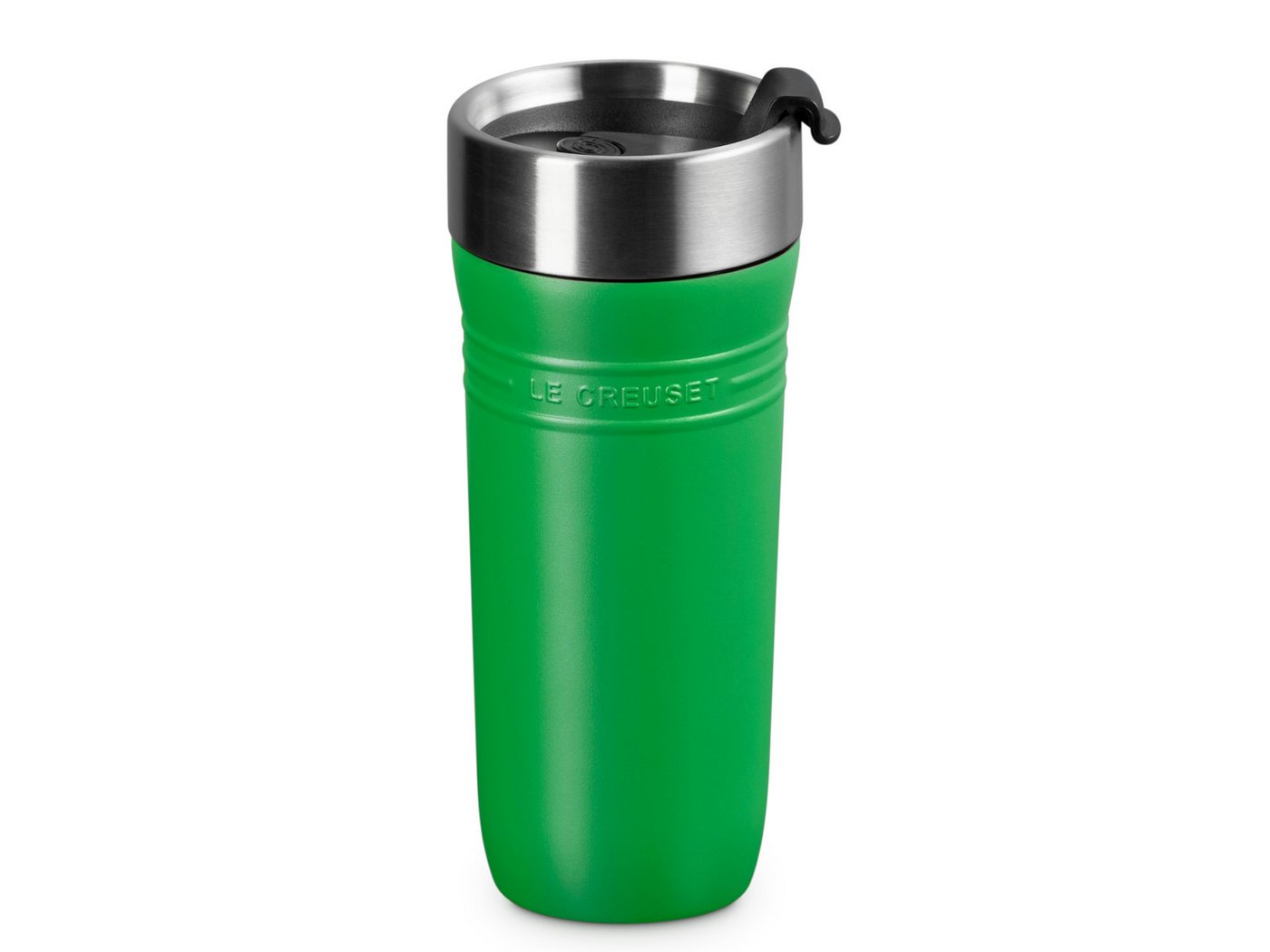 LE CREUSET Thermoflasche On The Go Thermobecher bamboo green 350ml LE CREUSET Thermoflasche On The Go Thermobecher bamboo green 350ml von LE CREUSET