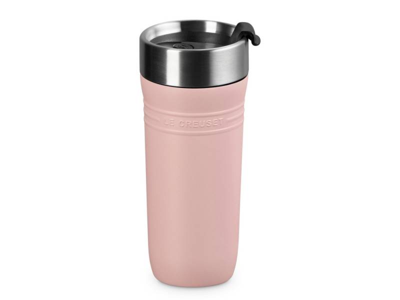 LE CREUSET Thermoflasche On The Go Thermobecher shell pink 350ml von LE CREUSET