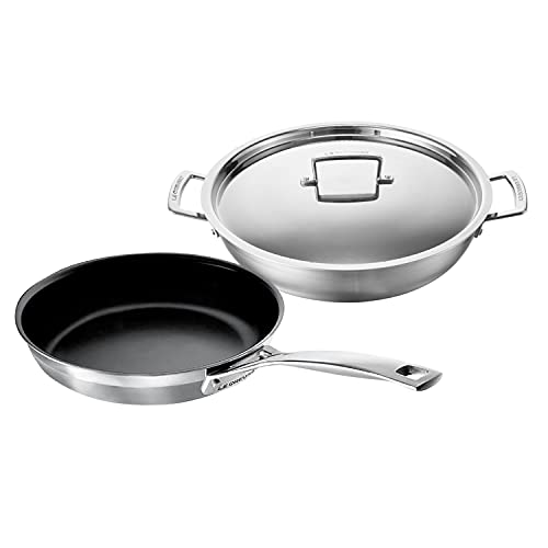 Le Creuset 3 PLY Stainless Steel, Silber, 24 cm von LE CREUSET