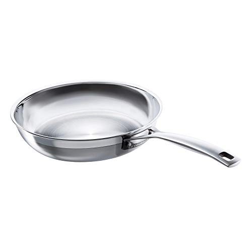 Le Creuset Unbeschichtete Bratpfanne aus 3-ply Edelstahl, Ø 24 cm, 96200224001100 von LE CREUSET