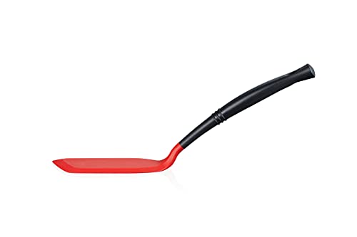Le Creuset Schmaler Pfannenwender Premium Edge, 41038340600002, Kirschrot von LE CREUSET