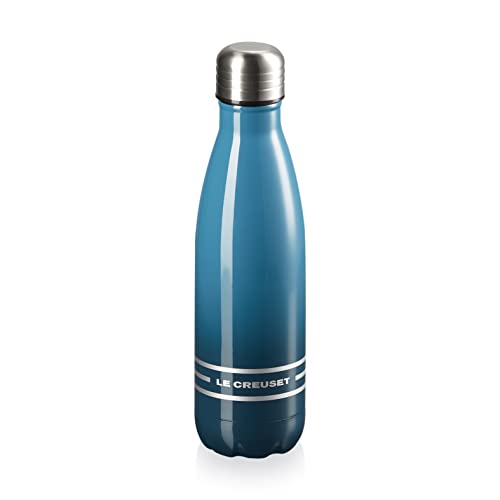 Le Creuset Trinkflasche, Edelstahl, 0.5 L, Deep Teal, 41208506420000 von LE CREUSET