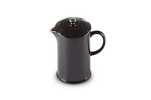 Le Creuset Kaffeebereiter aus Steinzeug, 1 L, Schwarz, 91028200140000 von LE CREUSET