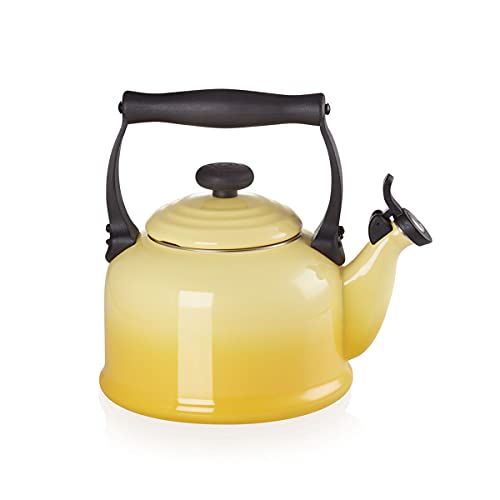 Le Creuset Wasserkessel Tradition, Füllmenge: 2,1 l, Emaillierter Stahl, Citrus, 92000800516000 von LE CREUSET