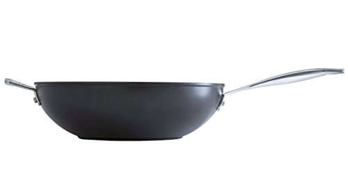 Le Creuset Aluminium-Antihaft Wokpfanne, Ø 30 cm, PFOA-frei, Für alle Herdarten inkl. Induktion geeignet, Anthrazit/Silber Le Creuset Aluminium-Antihaft Wokpfanne, Ø 30 cm, PFOA-frei, Für alle Herdarten inkl. Induktion geeignet, Anthrazit/Silber von LE CREUSET