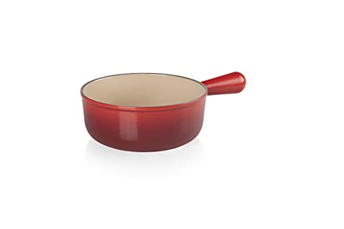 Le Creuset Caquelon aus Gusseisen, 20 cm, 1,9 Liter, Kirschrot, 20007200602460 von LE CREUSET