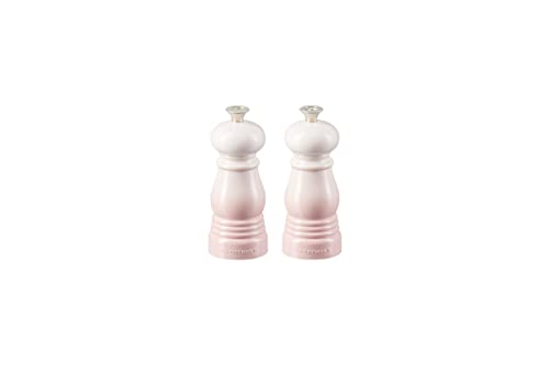 Le Creuset Kleines Mühlenset, Salz- und Pfeffermühle, ABS-Kunststoff, Je 5 x 5 x 12,1 cm, Keramik-Mahlwerk, Shell Pink, 44900117770000 Le Creuset Kleines Mühlenset, Salz- und Pfeffermühle, ABS-Kunststoff, Je 5 x 5 x 12,1 cm, Keramik-Mahlwerk, Shell Pink, 44900117770000 von LE CREUSET