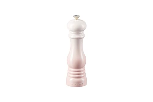 Le Creuset Pfeffermühle, ABS-Kunststoff, 6,2 x 6,2 x 20,8 cm, Keramik-Mahlwerk, Shell Pink, 44001217770000 von LE CREUSET