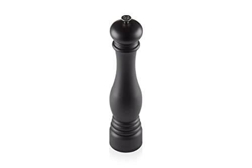 Le Creuset Classic Salzmühle, Groß, Robuster ABS-Kunststoff, Korrosionsbeständig, 518 g, Schwarz matt, 96002800000000, 30 von LE CREUSET