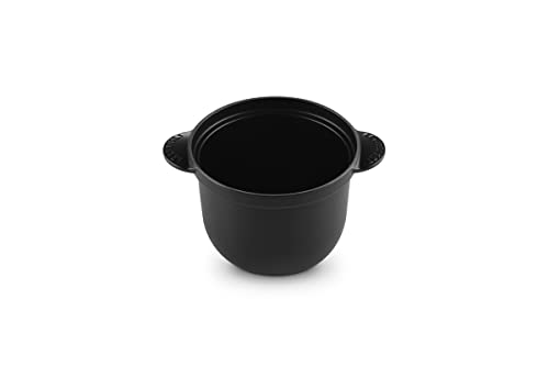 Le Creuset Cocotte Every aus Gusseisen mit Poteriedeckel, 18 cm, 2 Liter, Schwarz matt, 41110180000460 von LE CREUSET