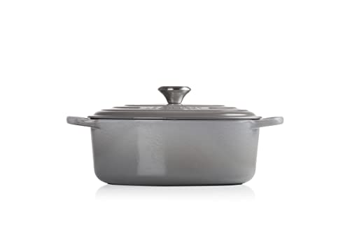 Le Creuset Cocotte oval 29 cm, Mist Grey von LE CREUSET