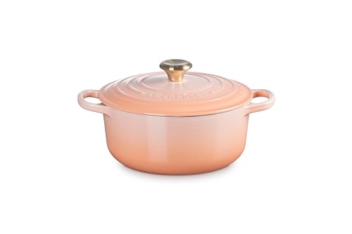 Le Creuset Fundido Stielkasserolle Redonda 20 cm 3,4L Peche von LE CREUSET