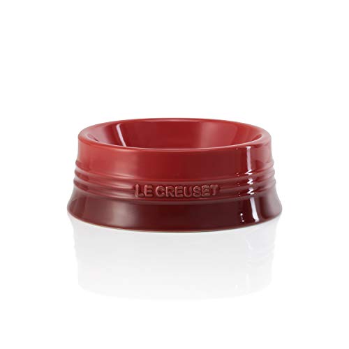 Le Creuset Futternapf aus Steinzeug, Größe L, 22,8 x 8,4 cm, 850 ml, Kirschrot, 61401030600099 von LE CREUSET