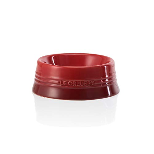 Le Creuset Futternapf aus Steinzeug, Größe M, 18 x 6,7 cm, 450 ml, Kirschrot, 61401020600099 von LE CREUSET