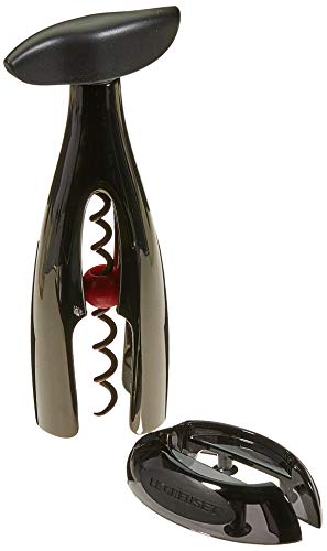 Le Creuset Wine Accessories, GS300 TMGS, Metallic schwarz, LC Orange Pack, 19 cm, 49809000060002 von LE CREUSET