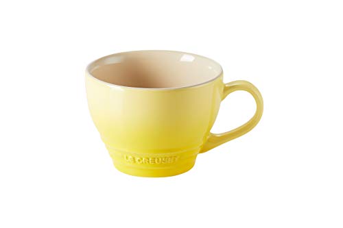 Le Creuset Große Cappuccino Tasse aus Steinzeug, 400 ml, Citrus, 70304404030002 von LE CREUSET