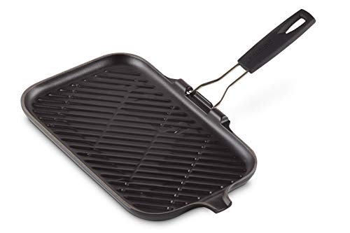 Le Creuset Gusseisen-Grillpfanne, , Schwarzmatt, 20049000000400 von LE CREUSET