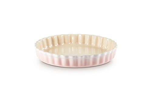 Le Creuset Tarteform aus Steinzeug, 28 cm, 2.1 Liter, Shell Pink, 71120287770001 von LE CREUSET