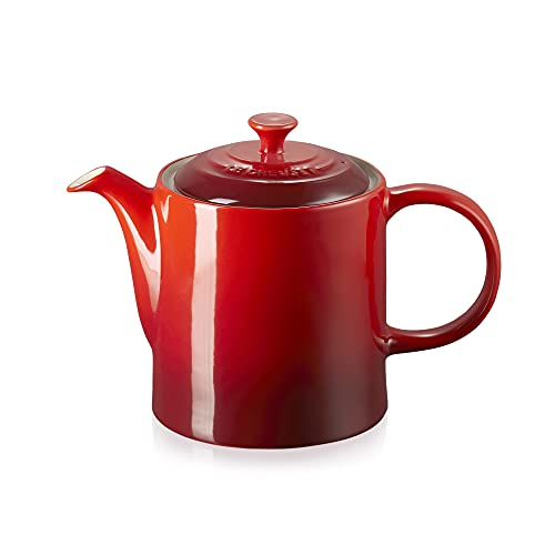 Le Creuset Hohe Kanne aus Steinzeug 1,3 Liter, Steinzeug, Kirschrot, 80703130600003 von LE CREUSET