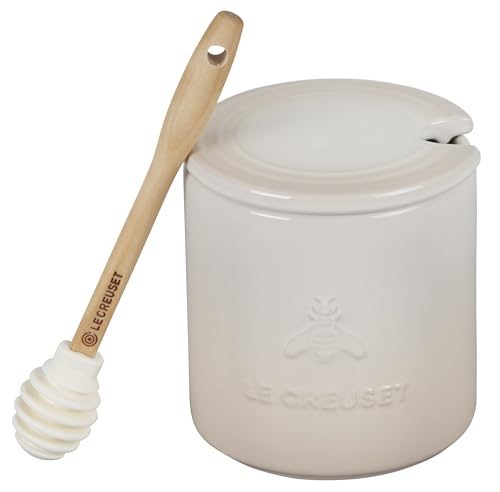 LE CREUSET Honigtopf aus Steingut, 400 ml, Baiser von LE CREUSET