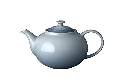 Le Creuset Klassische Teekanne aus Steinzeug, 1,3 Liter, für 3–4 Tassen, Coastal Blue, 70702134200000 von LE CREUSET