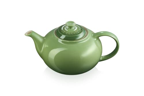 Le Creuset Klassische Teekanne aus Steinzeug, 1,3 Liter, für 3–4 Tassen, Bamboo, 80702134080003 von LE CREUSET