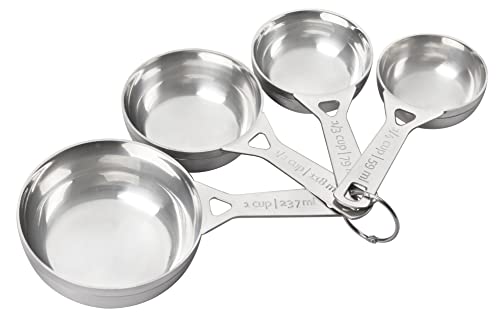 Le Creuset Messbecher aus Edelstahl, 4 Stück von LE CREUSET