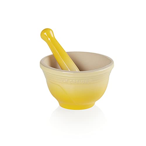 Le Creuset Mörser aus Steinzeug, 360 g, 300 ml, Citrus, 81209304030003 von LE CREUSET