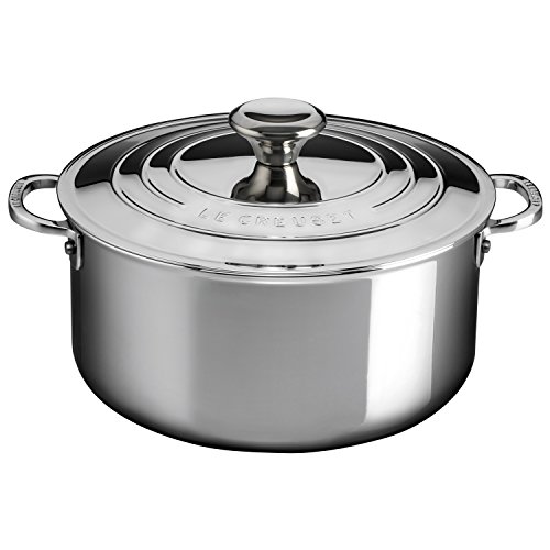 Le Creuset Signature Flacher Bräter mit Deckel, Rostfreier 3-ply Edelstahl, Ø 24 cm, 5.3 L Le Creuset Signature Flacher Bräter mit Deckel, Rostfreier 3-ply Edelstahl, Ø 24 cm, 5.3 L von Le Creuset