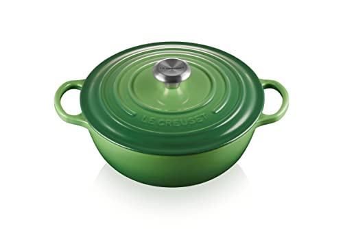 Le Creuset Signature La Marmite aus Gusseisen, Ø 26 cm, Für alle Herdarten und Induktion geeignet, Volumen: 4,1 l, 4,255 kg, Bamboo, 21114264080430 von LE CREUSET