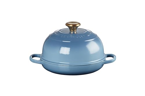 Le Creuset Signature Gusseisen Brot Bräter, 24cm, Chambray, 21301244340441 von LE CREUSET