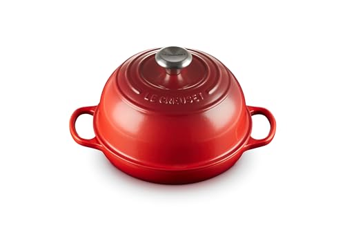 Le Creuset Signature Gusseisen Brot Bräter, 24cm, Kirschrot, 21301240600430 von LE CREUSET