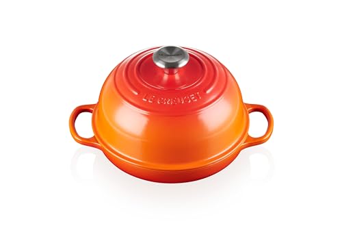 Le Creuset Signature Gusseisen Brot Bräter, 24cm, Ofenrot, 21301240900430 von LE CREUSET