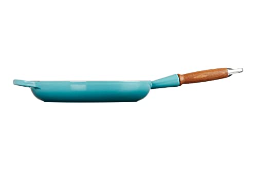 Le Creuset Signature gusseiserne Bratpfanne mit Holzgriff 28 cm Karibik, 20258281700422 von LE CREUSET