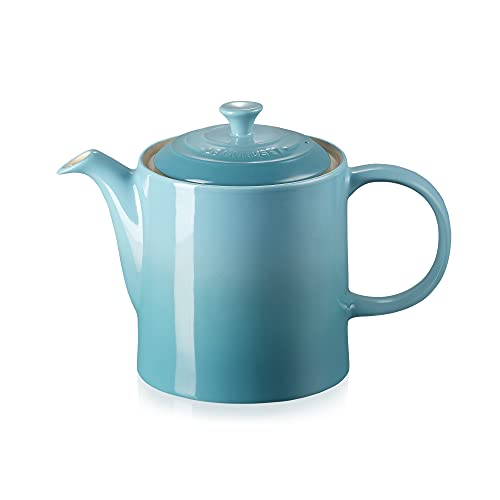 Le Creuset Hohe Kanne aus Steinzeug 1,3 Liter, Steinzeug, Karibik, 80703131700003 von LE CREUSET