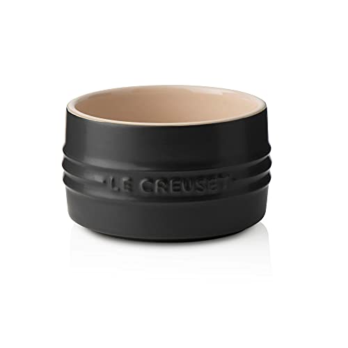 Le Creuset Stapelbares Förmchen aus Steinzeug, 200 ml, Schwarz matt, 70403200000099 von LE CREUSET