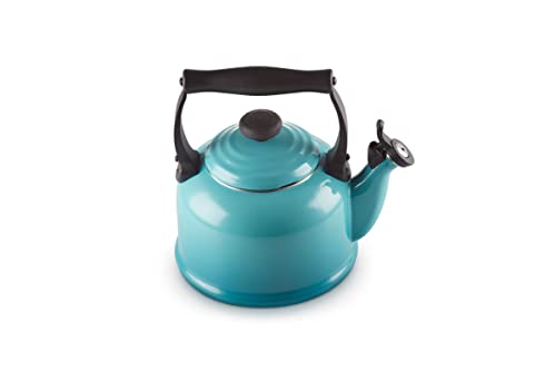 Le Creuset Wasserkessel Tradition, Füllmenge: 2,1 l, Emaillierter Stahl, Karibik, 40102021700000 von LE CREUSET