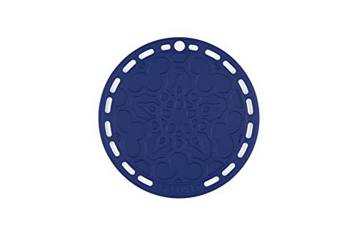 Le Creuset Untersetzer Tradition aus Silikon, Hitzebeständig bis 250°C, Ø 20 cm, Azure, 93007300220000 von LE CREUSET