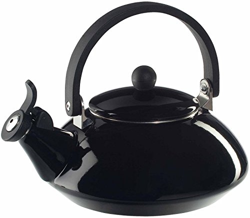Le Creuset Zen Wasserkessel, Füllmenge: 1,6 l, Emaillierter Stahl, Schwarz glänzend, 92009600140000 Le Creuset Zen Wasserkessel, Füllmenge: 1,6 l, Emaillierter Stahl, Schwarz glänzend, 92009600140000 von LE CREUSET
