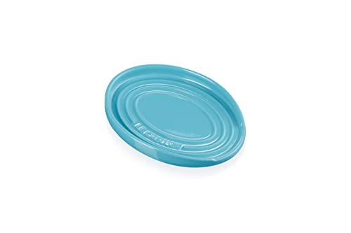 Le Creuset ovale Löffelablage aus Steinzeug, Karibik, 71507151700099 von LE CREUSET