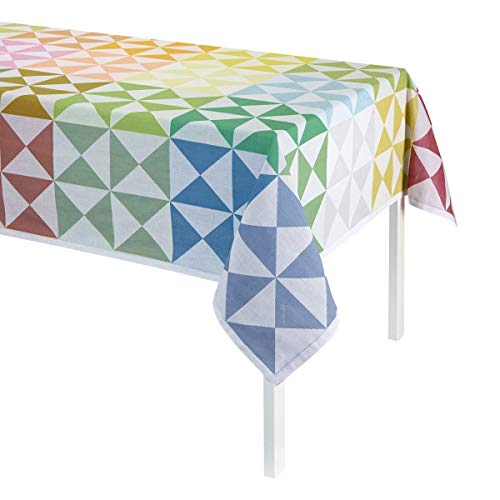 Le Jacquard Francais 20000 Tischdecke Origami Multico 140X140 Cm von LE JACQUARD FRANÇAIS